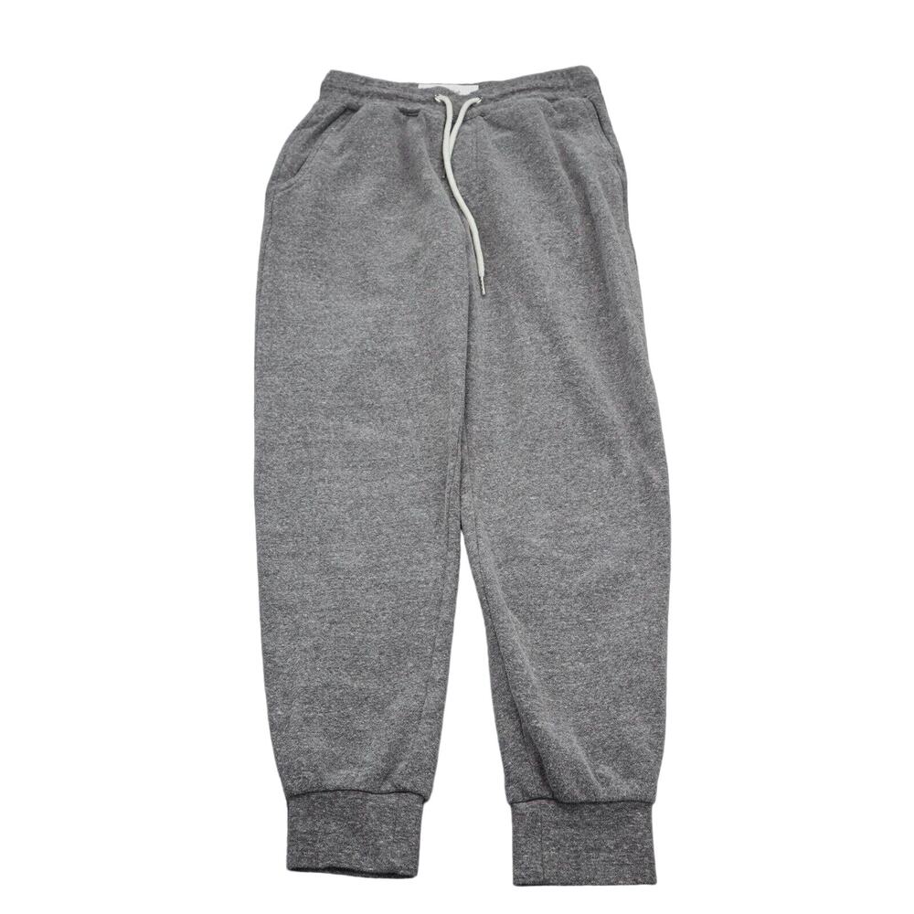 The Rail Pants Womens S Gray Drawstring Banded Hem High Rise Activewear Bottoms